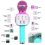 Wireless Bluetooth for Home KTV Party Kid Gift,A 4