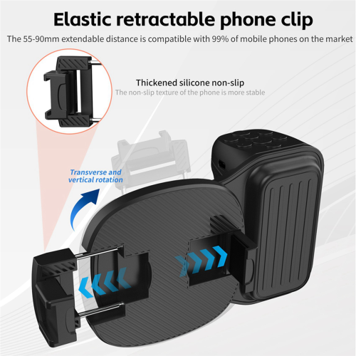 Phone Bluetooth Handheld Stick Handle Accessories Black 1