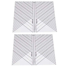 Régua reta para quilting em arco, régua reta para costura