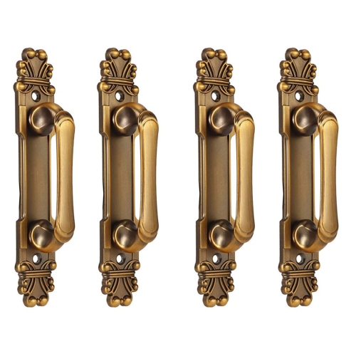 2Pcs European Style Door Handle,Door Pull Handle, Metal