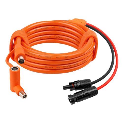 Solar to DC 8mm Charge Extension Cable 10FT,12AWG+14AWG Solar Cable