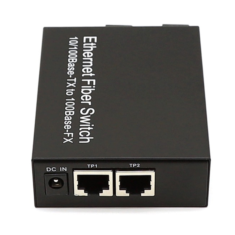 Umã¦Rket 100M 2 Fiber Ports 2 Rj45 Port Fiber Converter 1310Nm/1550Nm