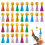 30 Pcs Mini Party Hats for Animal Figures Toys Tiny Glitter Cone 1