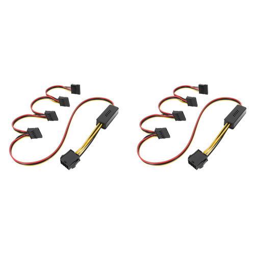 Cabo de 8 pinos para CPU de placa-mãe para disco rígido Cabo de 12 V para disco rígido SATA