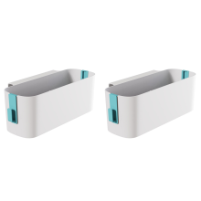 Bedside Bed Shelf to Storage Remotes Cellphone Charging Accessories-B