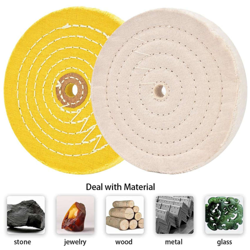 Polishing Wheel for Table Buffer Polisher with 12.7mm Mandrel Hole 1