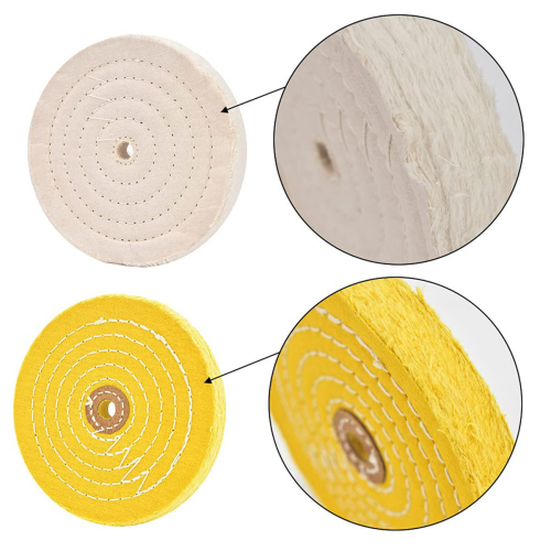 Polishing Wheel for Table Buffer Polisher with 12.7mm Mandrel Hole 2