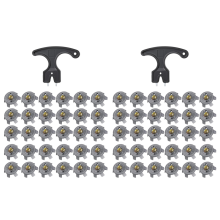 Conjunto de travas de golfe inclui 30 peças de reposição para travas de golfe