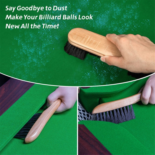 Pool table brush set
Lightweight wooden handle cleaning tool
Brush and knife brush for pool table 2