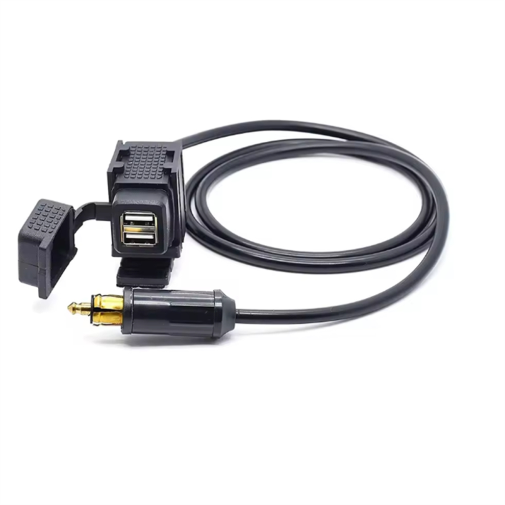 Adaptador De Corriente Con Enchufe De Cargador Usb Dual-image