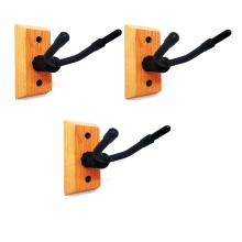 Gancho de pared para violín con base de madera maciza. Soporte para violín que permite colgar el arco del violín.