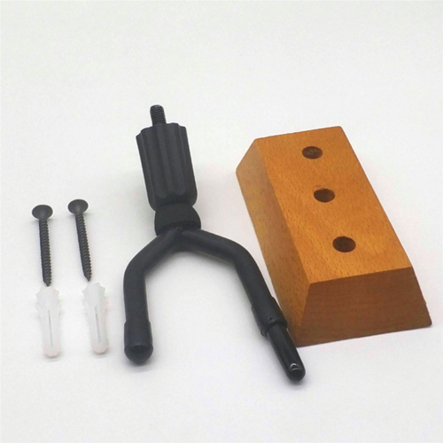 Violin Wall Hook Solid Wood Base Violin Rack Can Hang Violin Bow 1