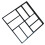 Concrete Plaster Shape 8 Grid Plastic Stepping Stone Lawn Stone for Garden 1