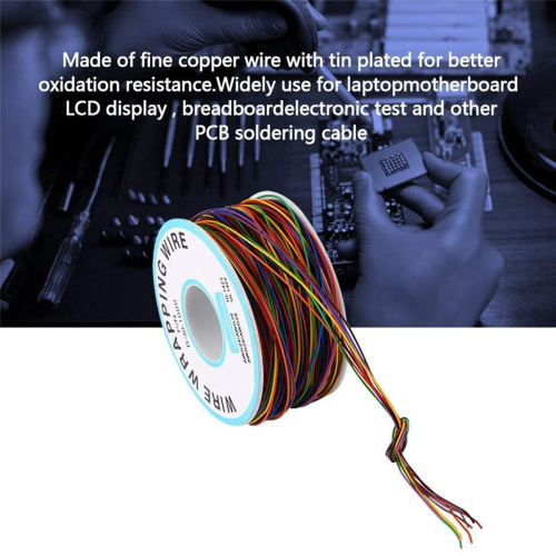Tin Plated Copper Wire,8-Wire P B-30-1000 250M 30AWG Tinned Copper 2