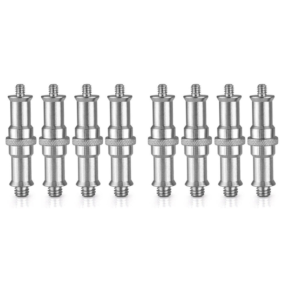 4Pcs 1/4Inch To 3/8Inch Male Thread Adapter Double-Ended Spigot Stud 4712801406450