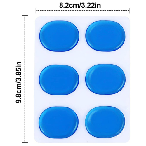 24 stuks siliconen drumdemperpads, zachte drumdempergelpads 2