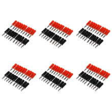 20 stuks verzilverde connectoren voor audio-banaanluidsprekers