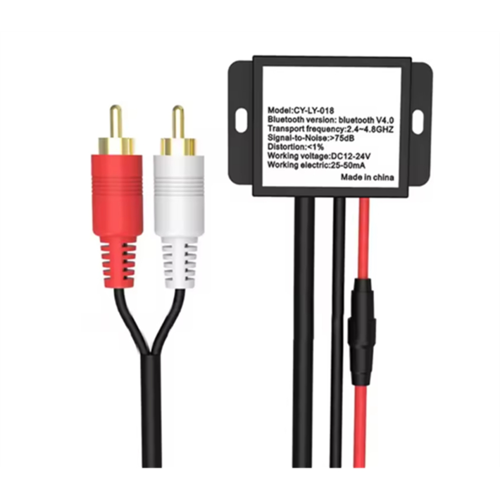 MóDulo Receptor Bluetooth Para Coche, Bluetooth V4.0, Adaptador Auxiliar DC12-24 V-image