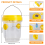 3 Pack Solar Powered Wasp Traps Outdoor Hanging Carpenter Bee Traps 2