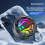 Magnetic Mobile Phone Radiator RGB Semiconductor Cooler Black 2