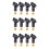 4-delige microfooncliphouder met 5/8 inch naar 3/8 inch adapters 1