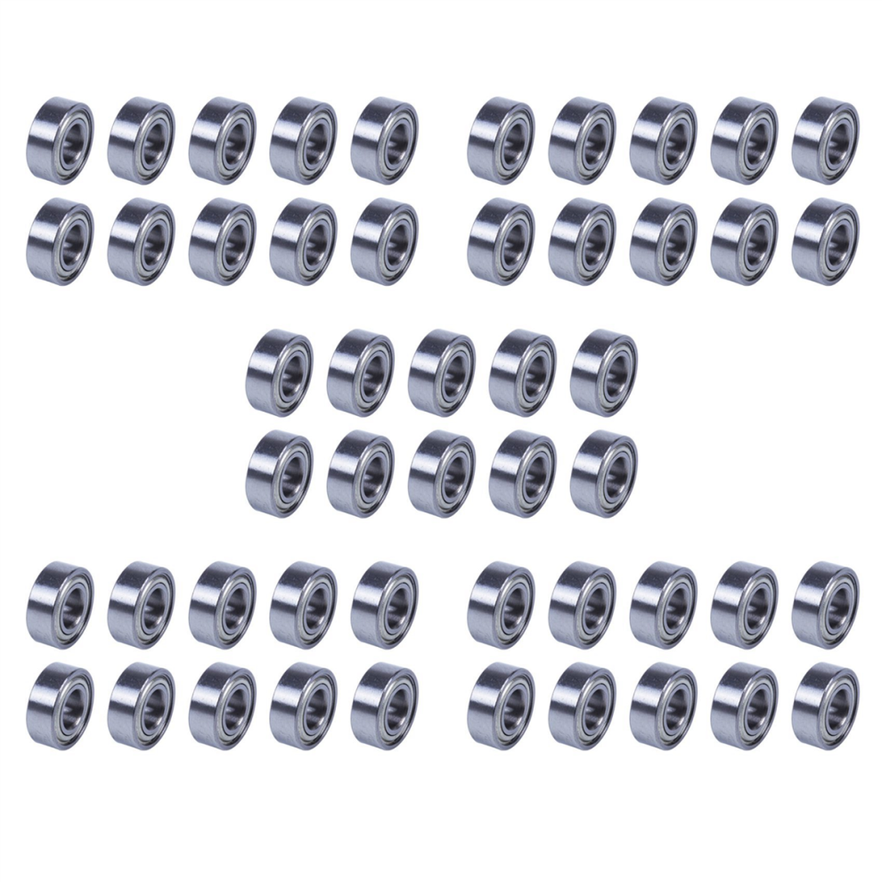 10 Stuks Miniatuur Afgedichte Metalen Kogellagers Model: MR115 Zz 5X11X 4MM-image