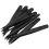 10 pinzette antistatiche con punta in plastica nera, lunghezza 12 cm 2