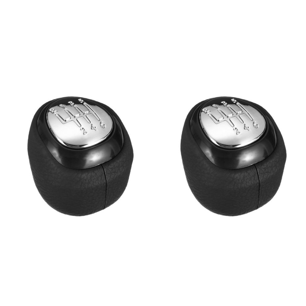 6 Speed Gear Shift Knob Leather Lever Shifter 4712801411607