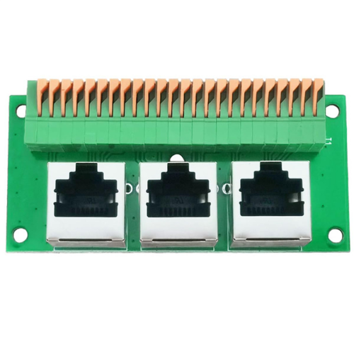 Carte De Dérivation Femelle RJ45,Borne à Ressort Rapide RJ45 à 8