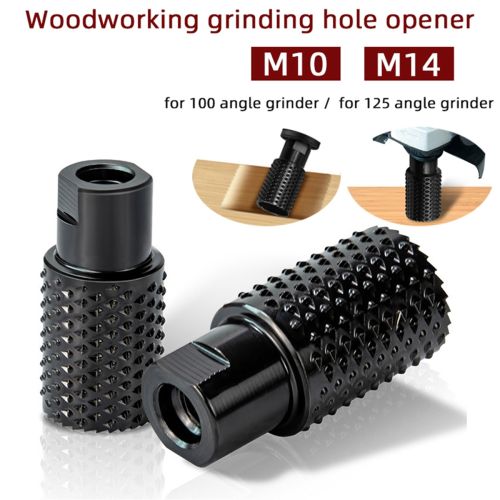 2pcs Angle Grinder Rotary Grinding Head Wood Hole Opener M14 1