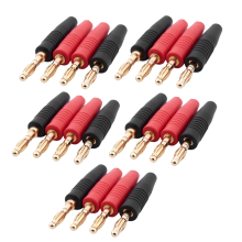 stuks 4 mm B7 24K vergulde luidsprekerkabel banaanstekkerconnector
