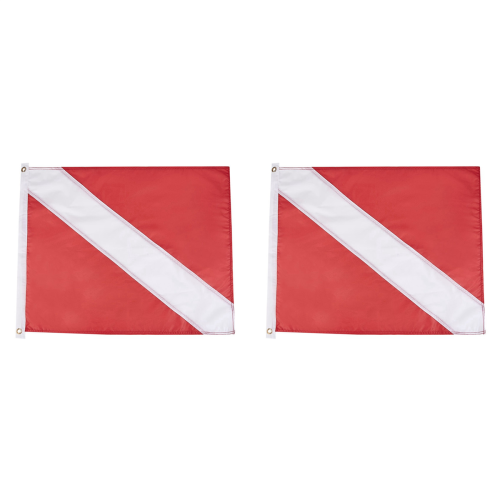Bandeira de mergulho com bandeira flutuante para barco
