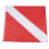 Bandeira de mergulho com bandeira flutuante para barco 2