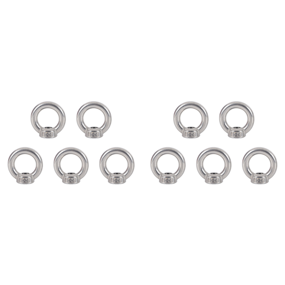 M10 Eye Nut Stainless Steel Marine Lifting Eye Nuts Ring Nut Eyelet 4712801414042