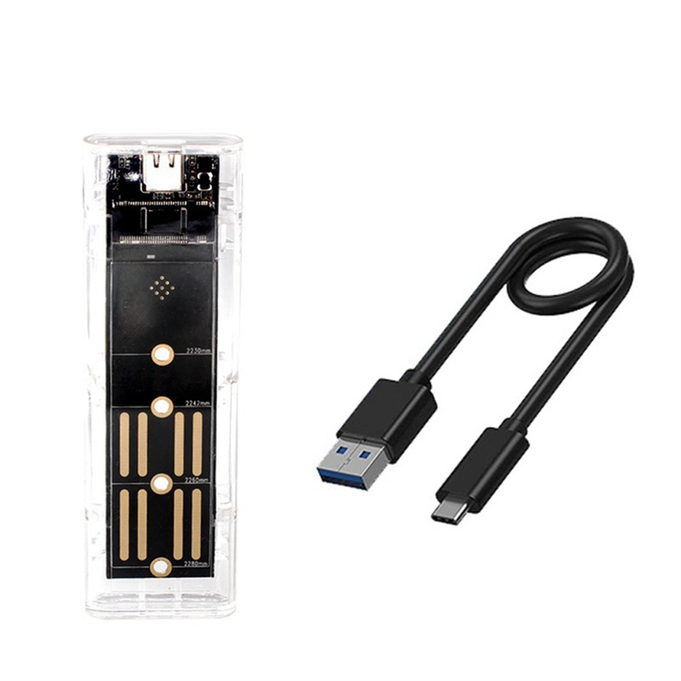 Rgb M2 Nvme Pcie Ssd Case M.2 Nvme Ssd Enclosure 10Gbps 4712801418316