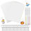 150PCS Shrinky Plastic Sheets Kit, Shrink Paper Keychain Kit 1