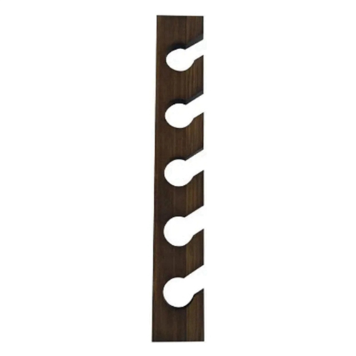 Huthalter aus Holz mit Ablagefläche, Farbe Walnuss-Imitation 1