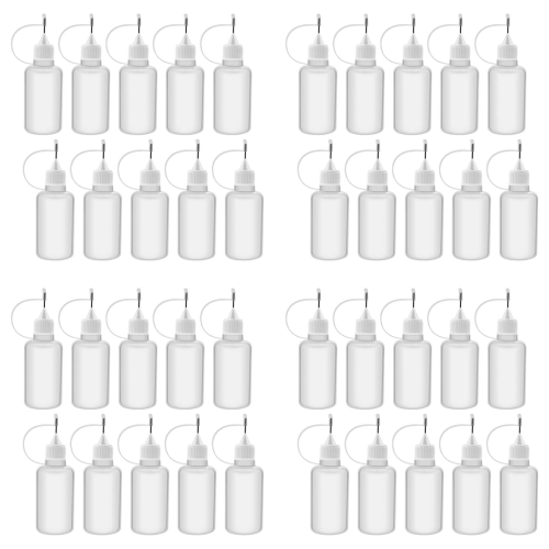 10Pcs 30Ml Kunststoff Squeezable Tip Applikator Flasche für Kleber DIY