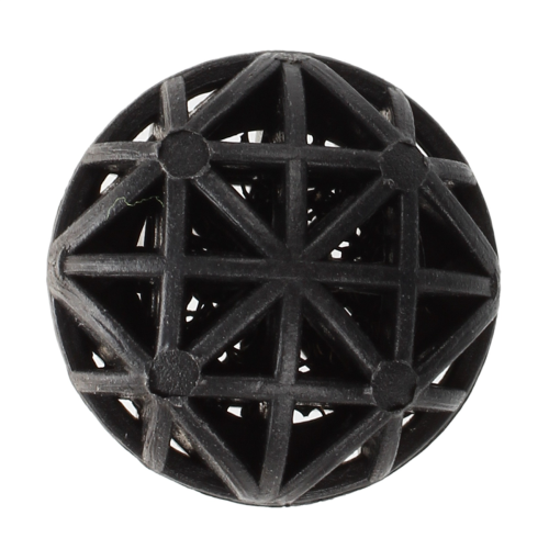 50 Pcs 18mm Diameter Black Bio Balls for Aquarium Pond Filter 2