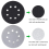5 Inch 8 Hole Hook & Loop Soft Sponge Foam Sanding Interface Pad 4