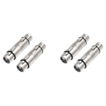 3-pins XLR vrouwelijk naar 3-pins XLR vrouwelijk geslachtswisselaarconnector