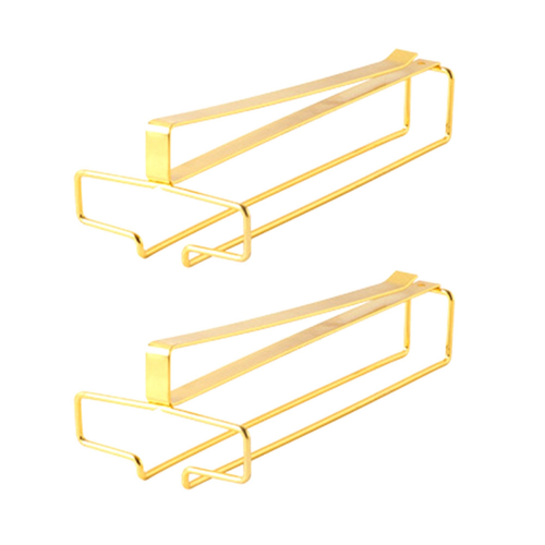 Wine Glass Rack, Under Cabinet Wine Glass Holder, Stemware Rack-A