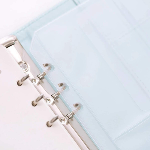 12 Pcs A5 Pockets Binder for 6-Ring Notebook Binder Insert Bags 1