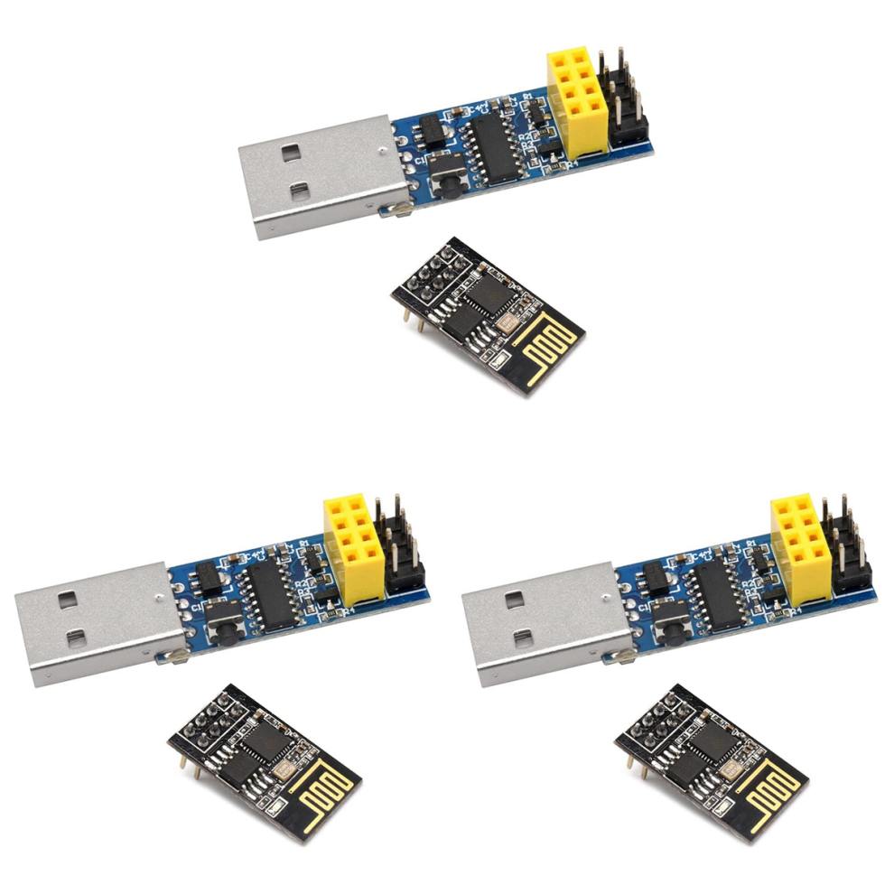 Usb To Esp8266 Breakout Ch340c Esp-01 Esp-01S Prog Wifi Programmer Red 4712801420159