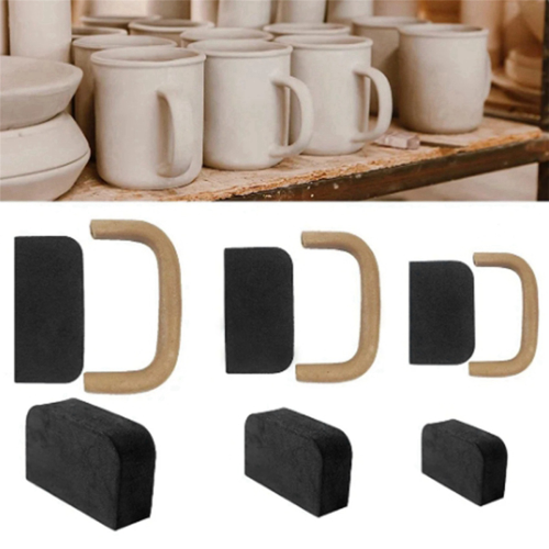 Pottery Mug Handle Molds Set of 12 DIY Cups Handle Making Mold Tool 2
