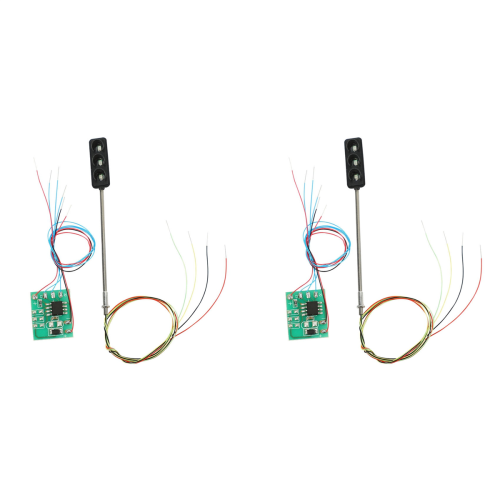 1 Set Traffic Light Signal HO OO Scale LED Model Architecture
