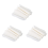 Pacote com 50 palhetas de plástico para flechas Arrows Vanes de 4 polegadas (brancas) 1