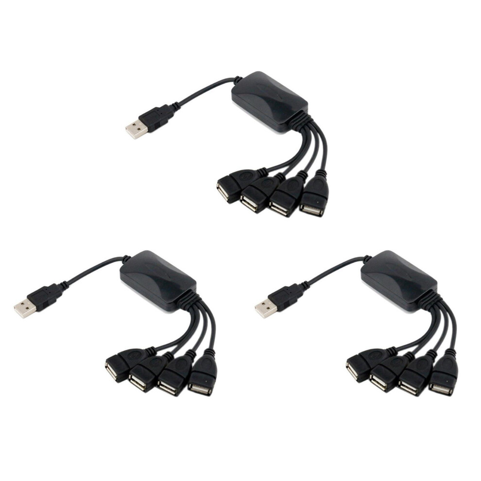 1 Male To 4 Female Usb Hub Splitter Extend Cable Usb 2.0 Extension 4712801499414