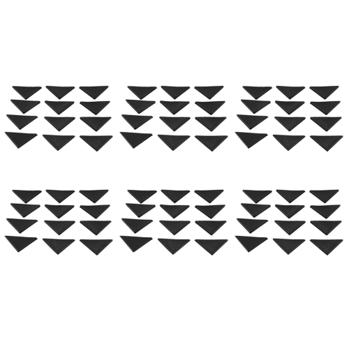 12 Pc Forma De Triangulo Esquina Cojin Protector 10mm x 75mm