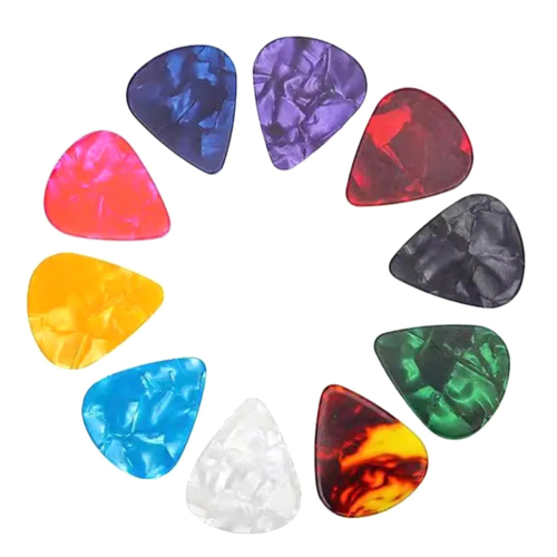 100 púas de guitarra de celuloide de 0,46 mm de grosor 1